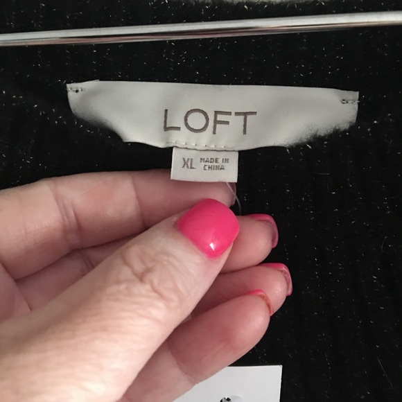 NWT🎉 Black Sparkly Holiday Sweater Dress Sz XL - Picture 10 of 15